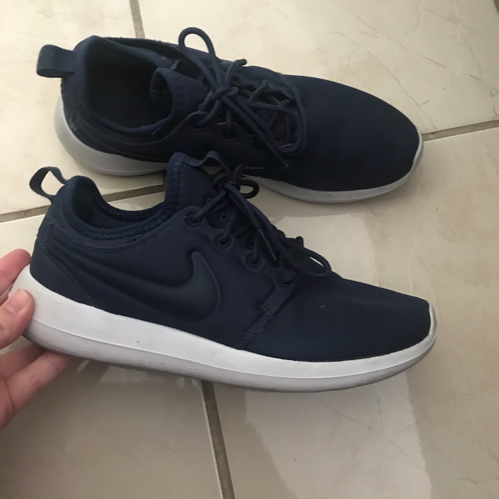 Blue Nikes